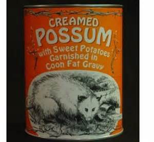 creamed possum